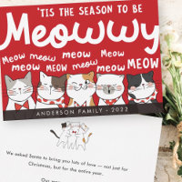 Saison pour être Meowwy Drôle Mignons Chats qui ch