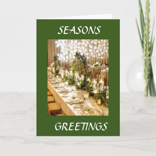 CARTES POUR FÊTES ANNUELLES SAISONS GREETING PARTY SYLE JUSTE POUR VOUS (Devant)
