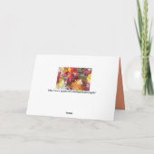 Cartes Pour Fêtes Annuelles Saisons maltaises Design Feuille (Dos)