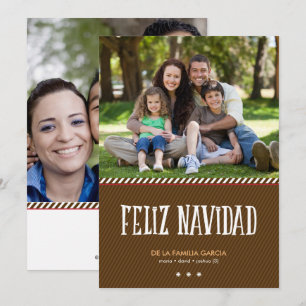 Cartes Pour Fêtes Annuelles Saludo militar de la Navidad de Brown