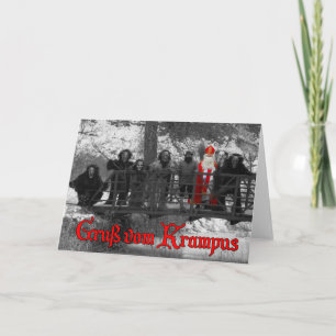 Cartes Pour Fêtes Annuelles Salut de Krampus
