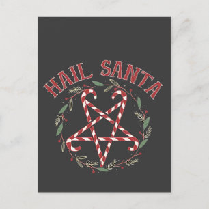 Cartes Pour Fêtes Annuelles Salut Satan Noël Krampus Xmas Devil Candy