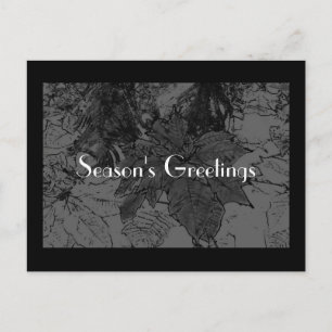 Cartes Pour Fêtes Annuelles Salutation de la saison moderne