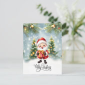 Cartes Pour Fêtes Annuelles Salutation de Noël (Debout devant)