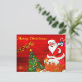 Cartes Pour Fêtes Annuelles Salutation de Noël (Debout devant)