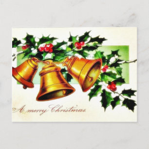 Cartes Pour Fêtes Annuelles Salutation de Noël avec deux anges serrés