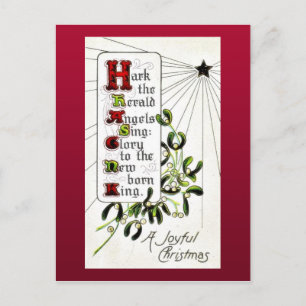 Cartes Pour Fêtes Annuelles Salutation de Noël avec voeux de Noël écrits