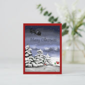 Cartes Pour Fêtes Annuelles Salutation de Noël, cadeau pour le renard (Debout devant)