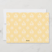 Cartes Pour Fêtes Annuelles Salutation de Noël de ballet (Dos)