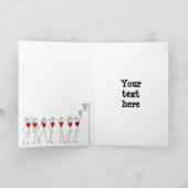 Cartes Pour Fêtes Annuelles Salutation de Noël de car de net-ball (Intérieur)