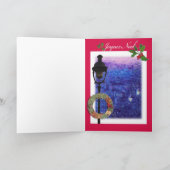 CARTES POUR FÊTES ANNUELLES SALUTATION DE NOËL DE PAYSAGE DE NOEL PARIS DE (Intérieur)