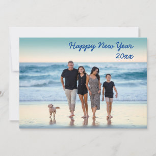 Cartes Pour Fêtes Annuelles Salutation de Nouvel An personnalisée :