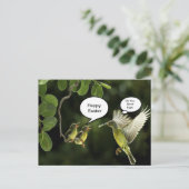 Cartes Pour Fêtes Annuelles Salutation de Pâques aux colibris (Debout devant)