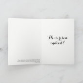 Cartes Pour Fêtes Annuelles Salutation de Pâques - "il est levé ! " (Intérieur)