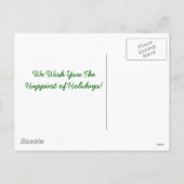 Cartes Pour Fêtes Annuelles Salutation de vacances de volière de Milou (Dos)