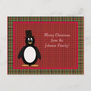 Cartes Pour Fêtes Annuelles Salutation des pingouins