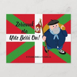 Cartes De Vœux Zorionak Zazzle Be