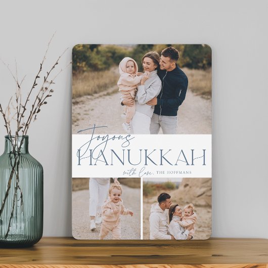 Cartes Pour Fêtes Annuelles Salutation festive | 3 Photo Joyous Hanoukka