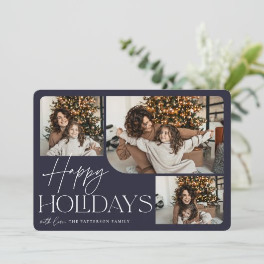 Cartes Pour Fêtes Annuelles Salutation festive | Joyeuses fêtes 3 Photo (Debout devant)