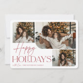 Cartes Pour Fêtes Annuelles Salutation festive | Joyeuses fêtes 3 Photo (Devant)