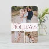 Cartes Pour Fêtes Annuelles Salutation festive | Joyeuses fêtes 3 Photo (Debout devant)