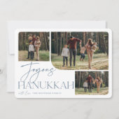 Cartes Pour Fêtes Annuelles Salutation festive | Joyous Hanoukka 3 Photo (Devant)
