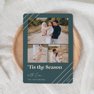 Cartes Pour Fêtes Annuelles Salutation festive   Tis the Season 3 Photo