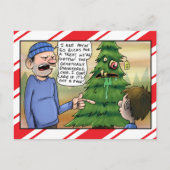 Cartes Pour Fêtes Annuelles Salutation génétiquement machinée d'arbre de Noël (Devant)