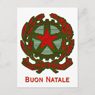 Cartes Pour Fêtes Annuelles Salutation italienne de Noël