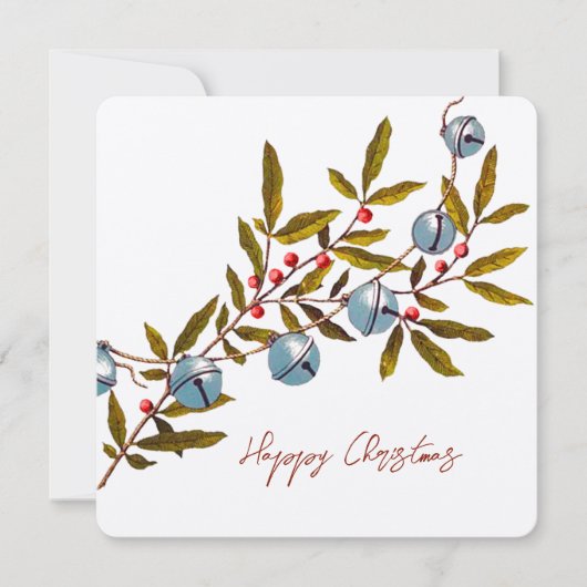 Cartes Pour Fêtes Annuelles Salutation Jingle Bells (Devant)