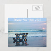 Cartes Pour Fêtes Annuelles Salutation joyeuse (Devant / Derrière)