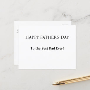 Cartes Pour Fêtes Annuelles Salutation personnalisée pour papa, grand-père ou