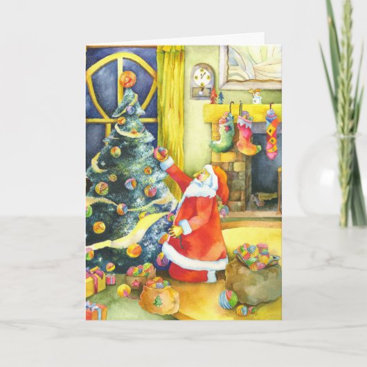 Cartes Pour Fêtes Annuelles Salutation spéciale Noël Père Noël (Devant)