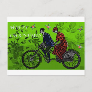 Cartes Pour Fêtes Annuelles Salutation tandem de Noël