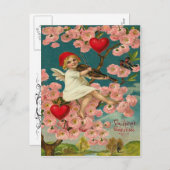 Cartes Pour Fêtes Annuelles Salutation Valentine (Devant / Derrière)