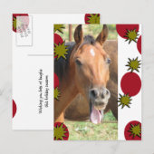 Cartes Pour Fêtes Annuelles Salutations (Devant / Derrière)