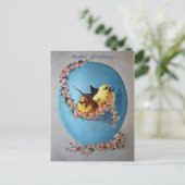 Cartes Pour Fêtes Annuelles Salutations 1909 de Pâques (Debout devant)