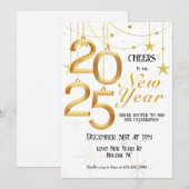 Cartes Pour Fêtes Annuelles Salutations à l'invitation du Nouvel An (Devant / Derrière)