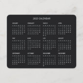 Cartes Pour Fêtes Annuelles Salutations au logo d'entreprise 2025 Calendrier d (Devant)