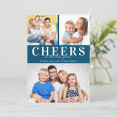 Cartes Pour Fêtes Annuelles Salutations au nouvel an Photo Collage Nouvel An (Debout devant)