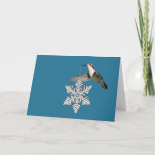 Cartes Pour Fêtes Annuelles Salutations aux colibris
