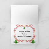 Cartes Pour Fêtes Annuelles Salutations aux moutons blasés (Intérieur)