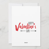 Cartes Pour Fêtes Annuelles salutations d'amour (Dos)