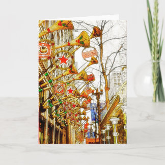 Cartes Pour Fêtes Annuelles Salutations de Chicago