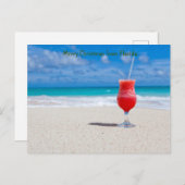 Cartes Pour Fêtes Annuelles Salutations de Floride (Devant / Derrière)