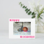 Cartes Pour Fêtes Annuelles Salutations de golfers (Debout devant)