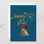 Cartes Pour Fêtes Annuelles Salutations de la nouvelle année (Devant / Derrière)