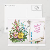 Cartes Pour Fêtes Annuelles Salutations de la nouvelle année (Devant / Derrière)