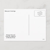 Cartes Pour Fêtes Annuelles Salutations de la nouvelle année (Dos)