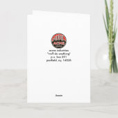 Cartes Pour Fêtes Annuelles Salutations de la raison (Dos)